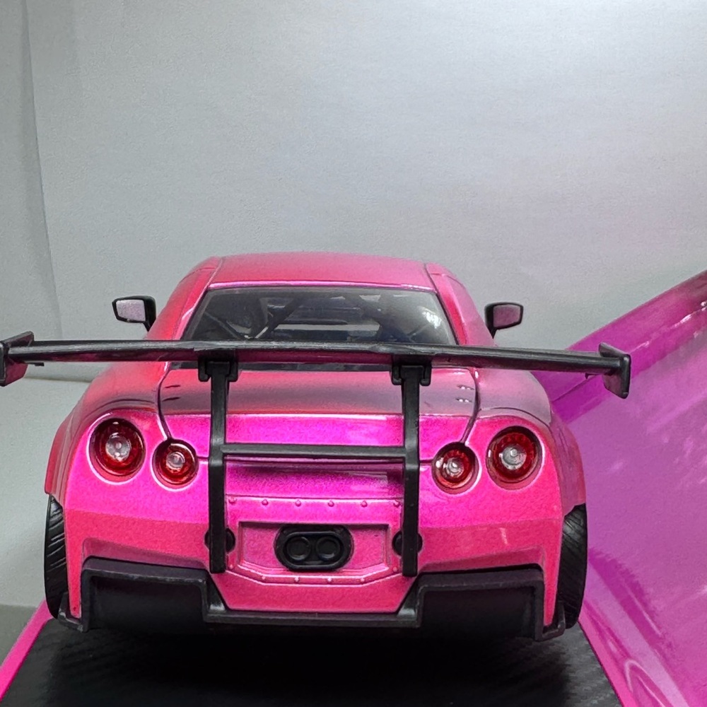 Pink Toy Car with Spoiler